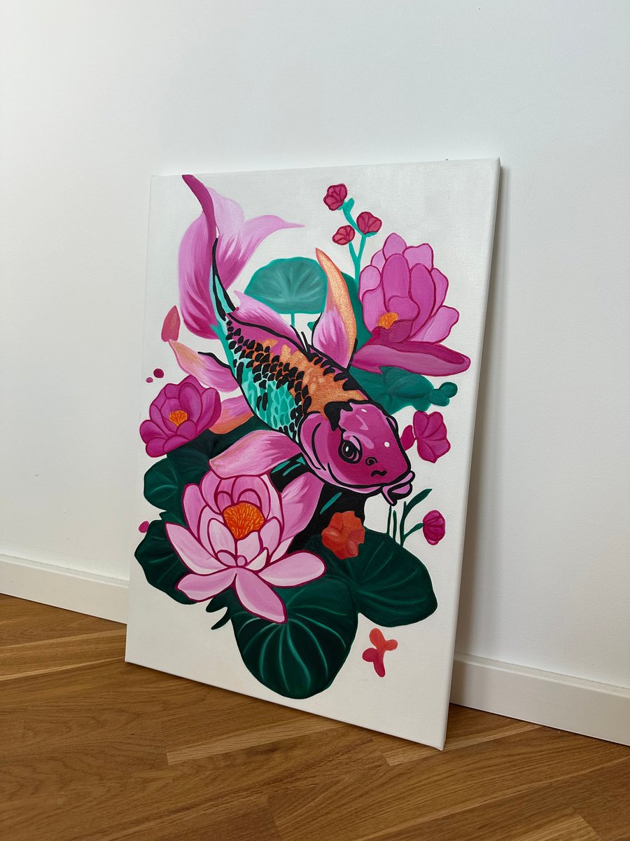 Artist Jana Dahlmanns, aka artsbychili, captures the beauty of nature in this stunning piece, layering bold magentas and rich greens for a vibrant finish.

Swipe right to see the finished piece!

#LukasFarben #LukasMedium #LukasColor #LukasPaint #ArtSupplies