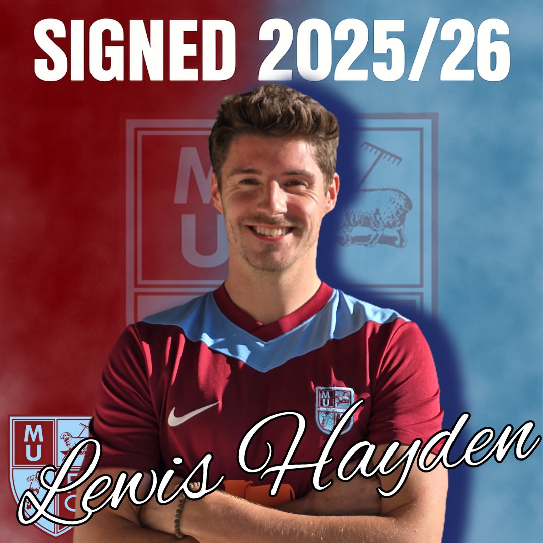 MiltonUnited's tweet photo. 𝙇𝙚𝙬𝙞𝙨 𝙃𝙖𝙮𝙙𝙚𝙣 𝙞𝙨 𝙝𝙚𝙧𝙚.

We are delighted to announce the signing of @lewis4hayden! 
The defensive central midfielder joins us, having come back from travelling the world.
Before heading off on his travels, Lewis was most recently at Basingstoke Town and has had previous spells at Didcot Town, Farnborough, Banbury United (loan) and Oxford United. Lewis was also on the books of Southampton, Reading, and Wycombe. 

Christian said of his latest signing “Lewis is a player that I’ve heard nonstop good things about, and his football CV shows that. He knows the lads, and it’s felt like he has always been a Milton player with how easy he has slotted into what we are trying to do here. He’s a winner and I’ve already seen that from the training sessions. 
I have been very cautious about what players we add to this brilliant group, and Lewis is exactly what we want and need if we want to improve on last season. "

💜🩵

#UTM