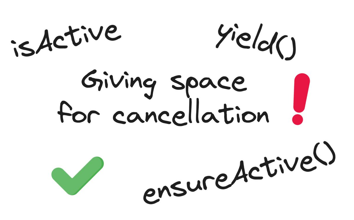 A coroutine can only be cancelled when it gets suspended, so blocking or CPU-intensive operations often need a special attention to support cancellation.