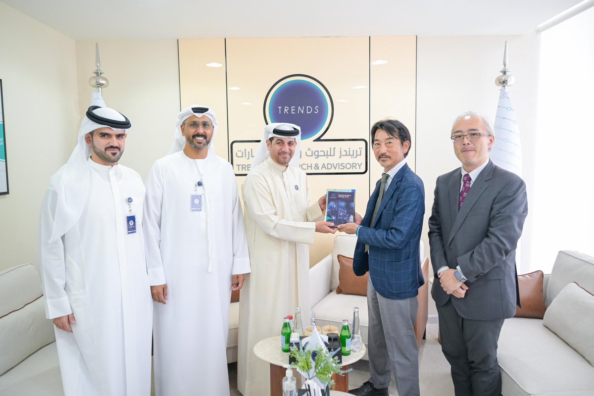 TRENDS Research & Advisory (@trendsra) on Twitter photo TRENDS Research & Advisory hosted Mr. Shu Nakagawa, Deputy Head of Mission of Japan to the UAE, for a panel discussion on the importance of scientific research and the prospects for cooperation with Japanese research centers, particularly in artificial intelligence and TRENDS Research & Advisory hosted Mr. Shu Nakagawa, Deputy Head of Mission of Japan to the UAE, for a panel discussion on the importance of scientific research and the prospects for cooperation with Japanese research centers, particularly in artificial intelligence and