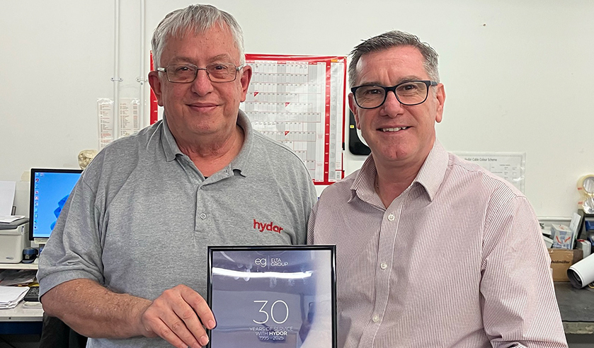 Paul is our Wireshop Manager &amp; Senior Technician who was also recently awarded his 30 years' service certificate!
Paul is responsible for managing the hundreds of bespoke (and standard) control panels that go out of our factory.
