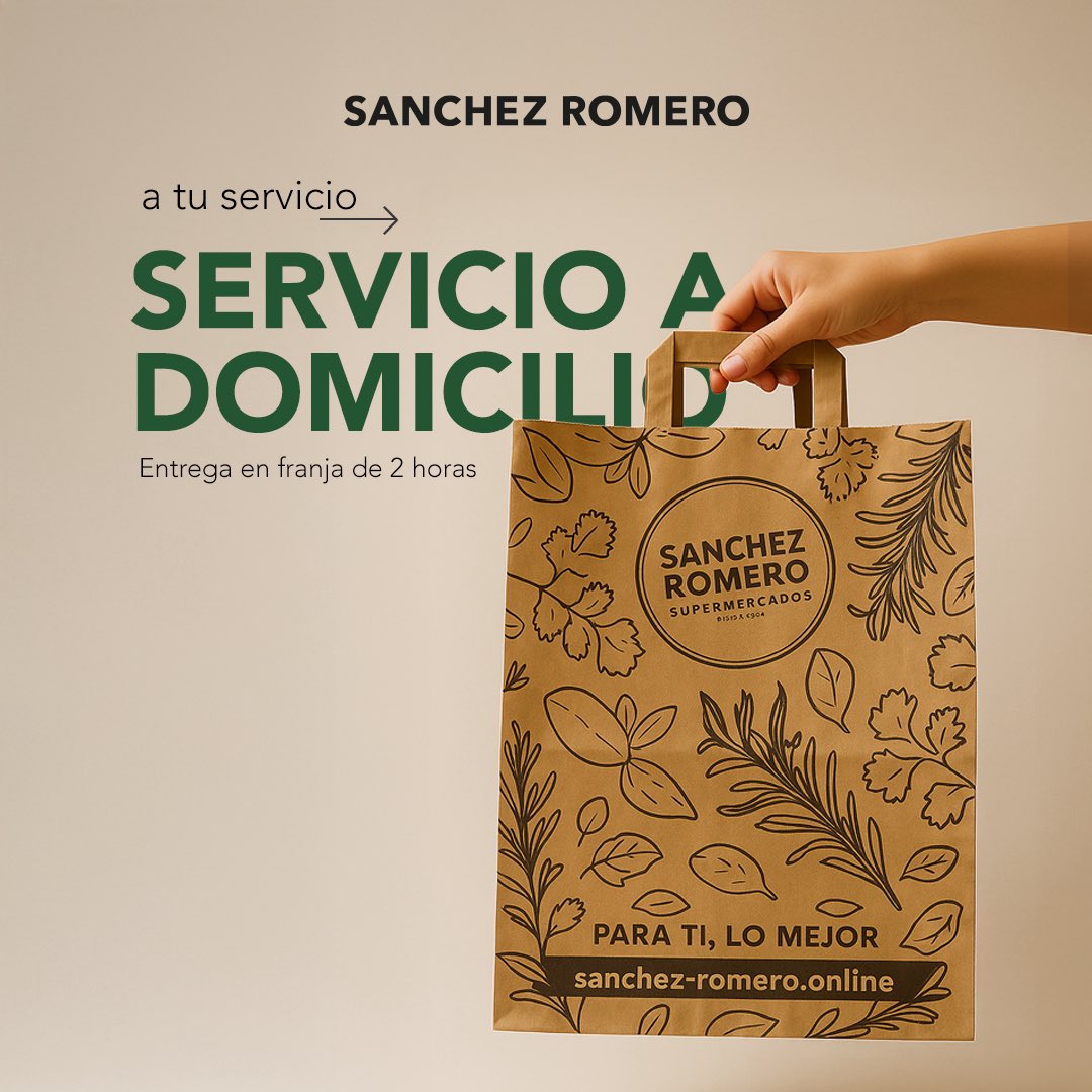 Haz la compra con calma y sin cargas. Elige los productos en tienda y nosotros nos encargamos de llevártelos a casa en una franja de dos horas.