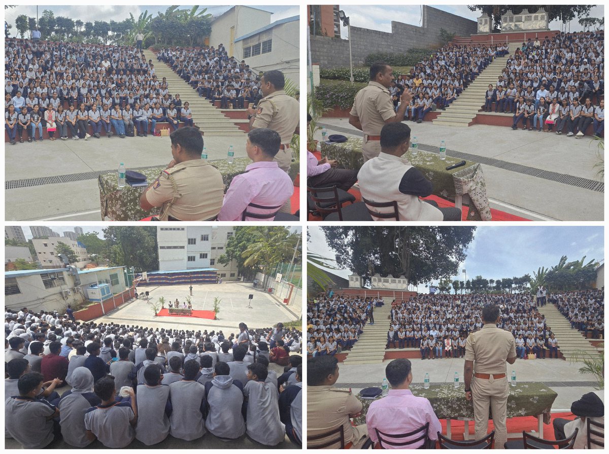 THALAGHATTAPURA BCP, ತಲಘಟ್ಟಪುರ ಪೊಲೀಸ್ ಠಾಣೆ (@tgpuraps) on Twitter photo ಈ ದಿನ ತಲಘಟ್ಟಪುರ ಪೊಲೀಸ್ ಠಾಣಾ ವತಿಯಿಂದ ಸರಹದ್ದಿನ ಧೀಕ್ಷಾ ಪಿ ಯು ಕಾಲೇಜ್ ವಿದ್ಯಾರ್ಥಿಗಳಿಗೆ ಡ್ರಗ್ಸ್ ಅಬ್ಯು ಸ್ ಮತ್ತು ಸೈಬರ್ ಕ್ರೈಂ ಅಪರಾಧಗಳು ಮತ್ತು ತಡೆಗಟ್ಟುವಿಕೆ ಬಗ್ಗೆ ಅರಿವು ಮೂಡಿಸುವ ಕಾರ್ಯಕ್ರಮ ಹಮ್ಮಿಕೊಳ್ಳಲಾಯಿತು.
<a href="/BlrCityPolice/">ಬೆಂಗಳೂರು ನಗರ ಪೊಲೀಸ್ BengaluruCityPolice</a> <a href="/CPBlr/">CP Bengaluru ಪೊಲೀಸ್ ಆಯುಕ್ತ ಬೆಂಗಳೂರು</a> ಈ ದಿನ ತಲಘಟ್ಟಪುರ ಪೊಲೀಸ್ ಠಾಣಾ ವತಿಯಿಂದ ಸರಹದ್ದಿನ ಧೀಕ್ಷಾ ಪಿ ಯು ಕಾಲೇಜ್ ವಿದ್ಯಾರ್ಥಿಗಳಿಗೆ ಡ್ರಗ್ಸ್ ಅಬ್ಯು ಸ್ ಮತ್ತು ಸೈಬರ್ ಕ್ರೈಂ ಅಪರಾಧಗಳು ಮತ್ತು ತಡೆಗಟ್ಟುವಿಕೆ ಬಗ್ಗೆ ಅರಿವು ಮೂಡಿಸುವ ಕಾರ್ಯಕ್ರಮ ಹಮ್ಮಿಕೊಳ್ಳಲಾಯಿತು.
<a href="/BlrCityPolice/">ಬೆಂಗಳೂರು ನಗರ ಪೊಲೀಸ್ BengaluruCityPolice</a> <a href="/CPBlr/">CP Bengaluru ಪೊಲೀಸ್ ಆಯುಕ್ತ ಬೆಂಗಳೂರು</a>