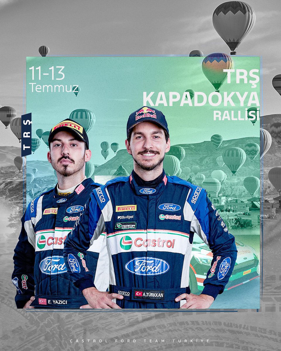 Ve beklenen an geldi! ​
​
Sonunda hasret bitiyor, tekerimiz toprağa değiyor.​🏁
​
11-13 Temmuz arasında Kapadokya Rallisi’nde buluşuyoruz, toprak zeminde nefes kesen bu heyecanı hep birlikte yaşıyoruz!💨