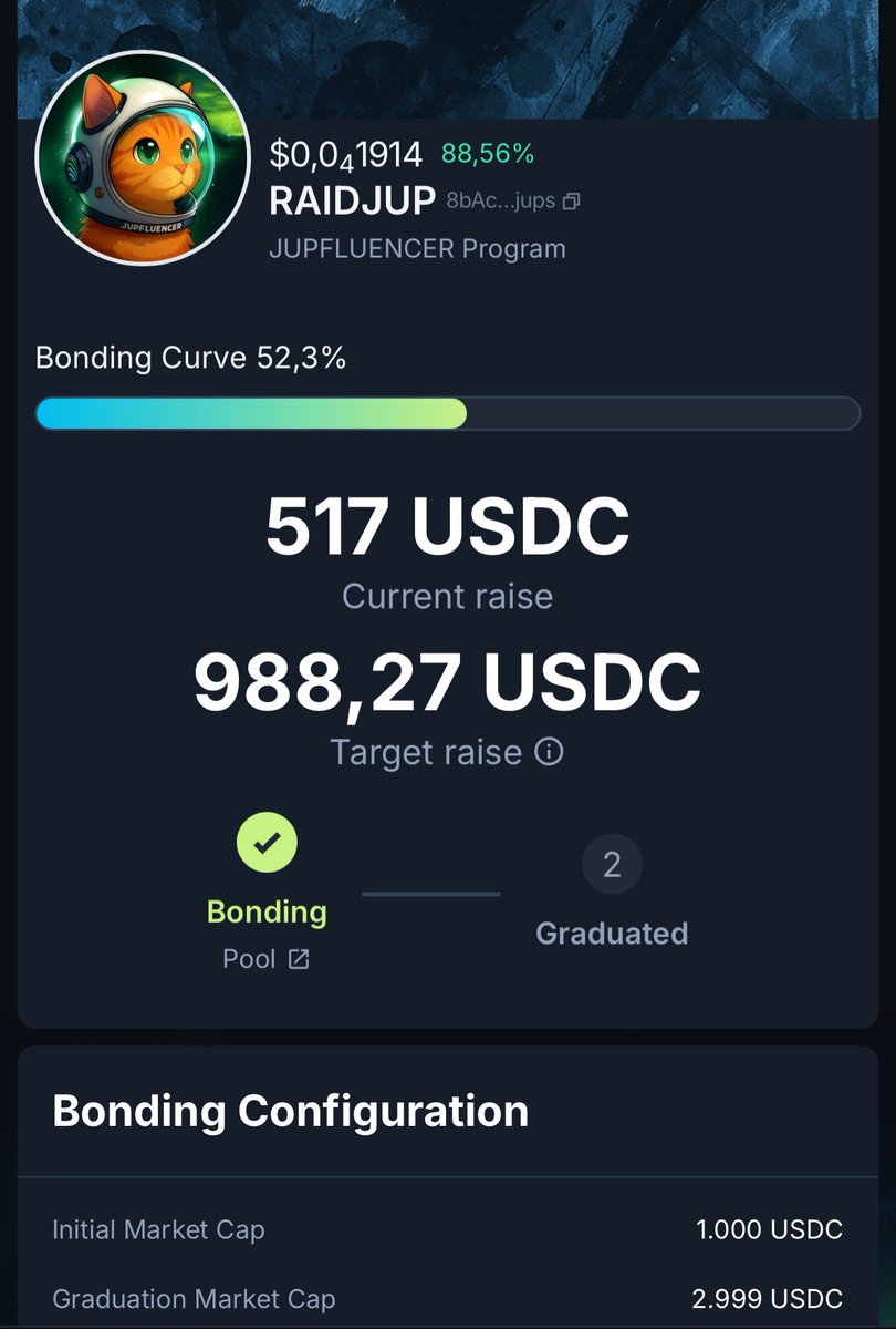 woleswoosh's tweet photo. My PPP movement:

Goal: Support Jupiverse nonstop

Simple Idea: 
1. Everyone support jupiter nonstop will rewarded with $RAIDJUP (CA: 8bAc5SepjKXGH349EMVF6jF1zLjPqi83Q9m4MHdPjups)

2. There will be simple dashboard to submit content and get points and rewards

3. Fess collected will be using to buyback, buy rewards (usdc, coins, $jup, @jup_merch voucher and 5-10% giving back to @litterboxtrust)

4. 20% for the team member involved 

5. will add some idea and team member from Jupiverse community 

Its should be fun for a long term.

https://t.co/2qZnnGyzy8