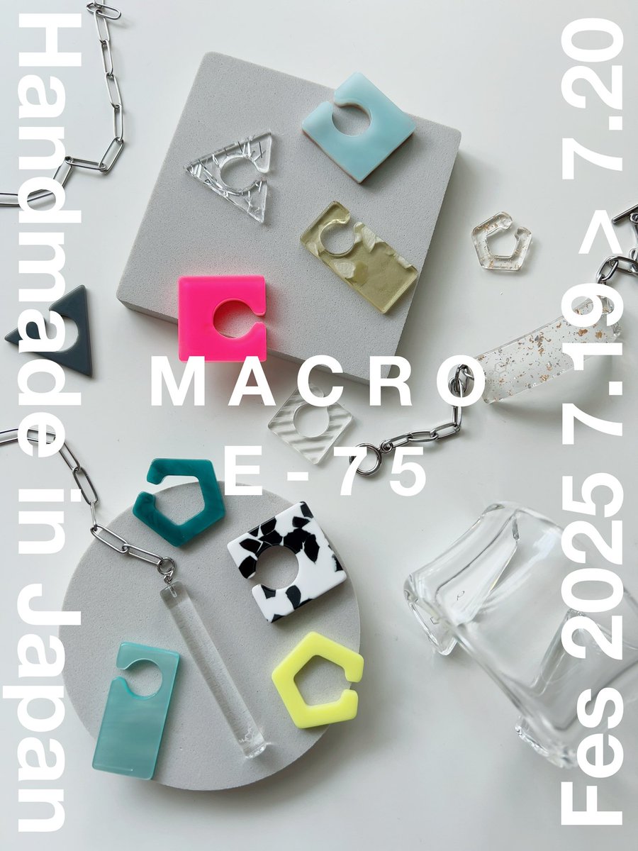 M A C R O✍︎︎ Acrylic geometric accessories tweet media