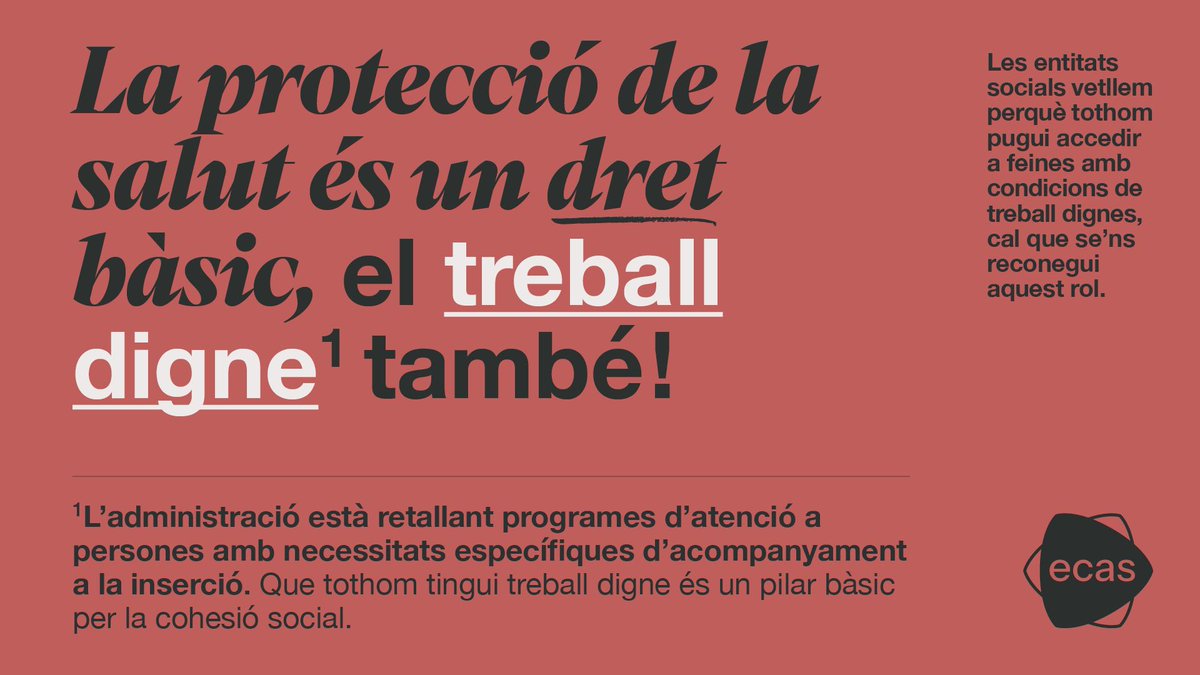 CFPMaresme's tweet image. &quot;Les entitats socials exigim polítiques d&apos;ocupació responsables que garanteixin l&apos;accés a treballs dignes&quot; @ecasacciosocial  

cfpmaresme.org/les-entitats-s…