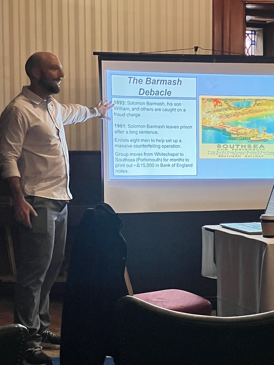 #BIAJS25 Alex Tepperman of <a href="/cijswinnipeg/">CIJS</a> speaking here at BIAJS in Glasgow on ‘From Islington to Ossining: Jewish crime in the Anglo-Atlantic world, 1881-1920'