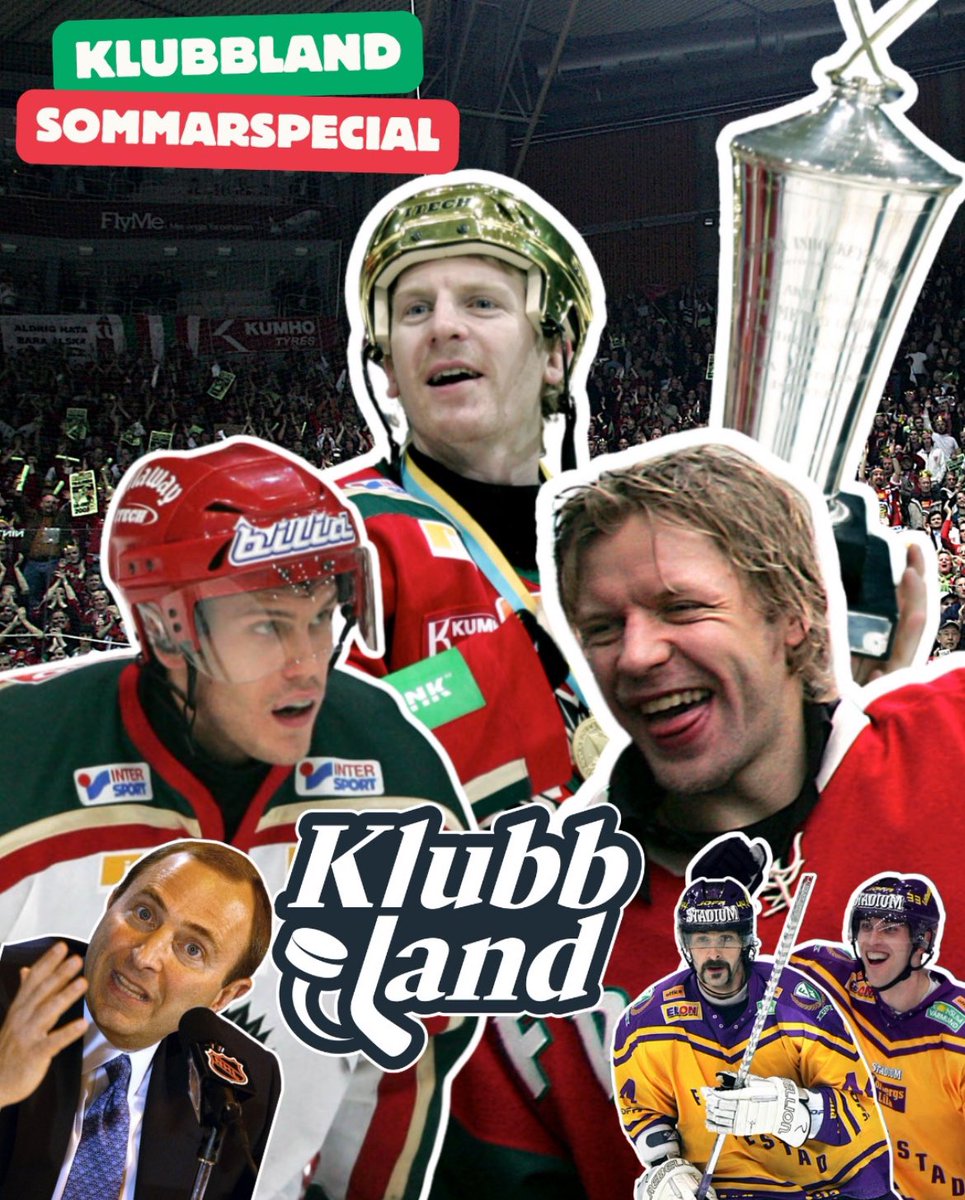 Johnssonen's tweet image. Sommarspecial!
I tre (+1) avsnitt ska jag och @rylanderjohan - tillammans med gäster - avhandla när Frölunda var bäst i världen.
Med hjälp av Kallio, Kahnberg, @Sz1909_Szemberg (+ Henke Lundqvist) minns vi tillbaka till lock out-säsongen 2004/2005.
