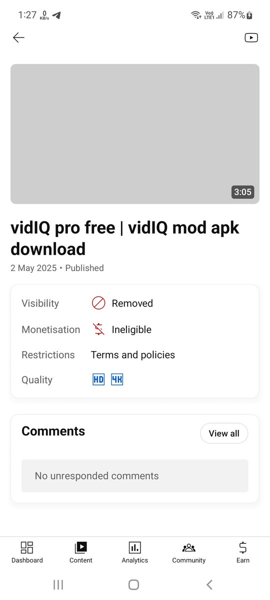 bironghosh's tweet photo. @TeamYouTube have received a strike on this https://t.co/PWYEx0pfAr video and I have not done anything in this video due to which this strike has come, so please this video should be reviewed again and a decision should be taken. https://t.co/jMOdJKhPrk