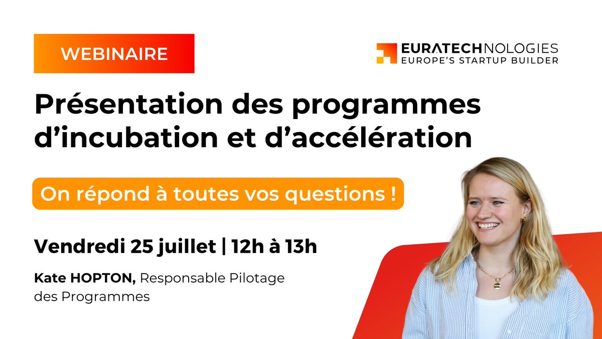 💡 Vous avez une super idée de projet, mais votre business plan tient encore sur un post-it ?

💼 Votre startup décolle, mais vous voulez aller encore plus loin ?

Bonne nouvelle : on a exactement ce qu’il vous faut ! 🎉

🤝 Rejoignez nos programmes d'incubation et
