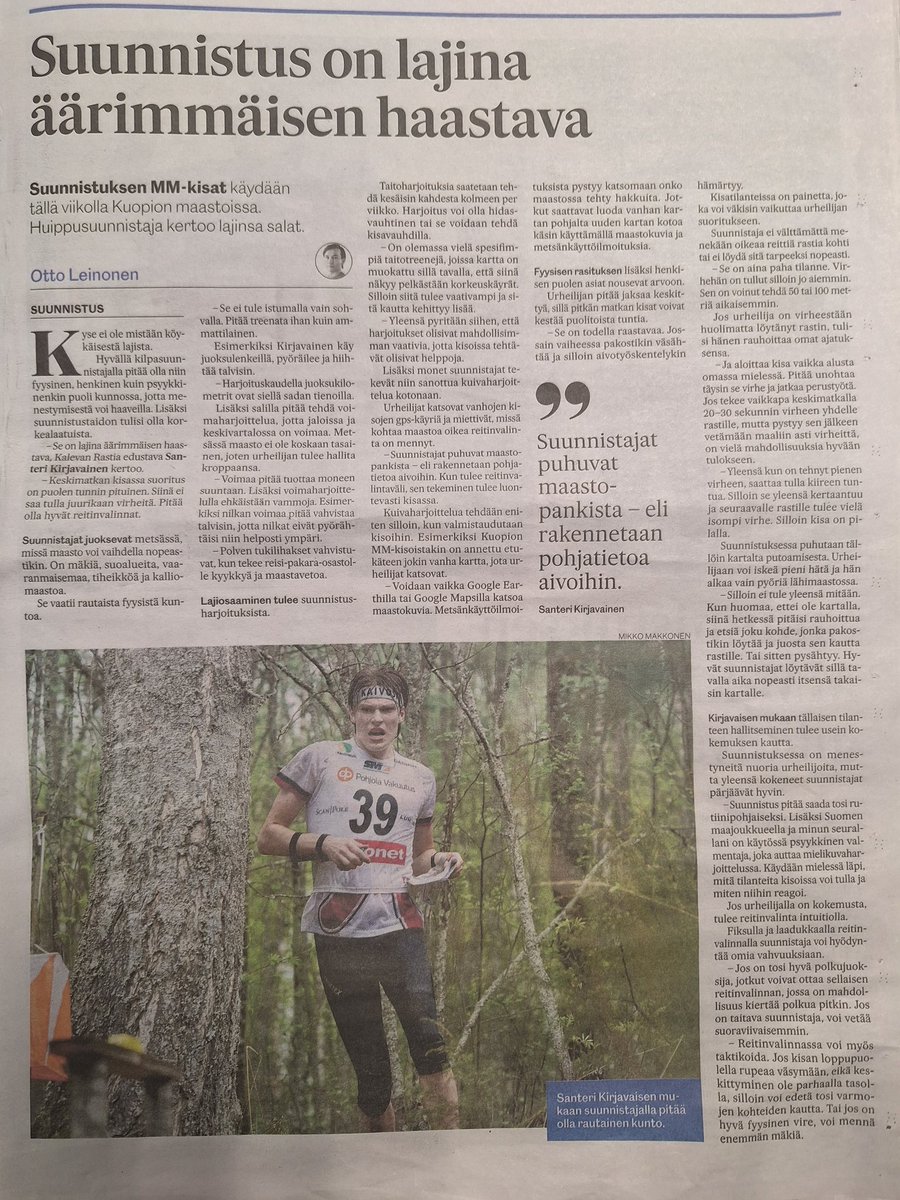 Pari tuntia ennen finaalin starttia vielä kertausta perusasioista.