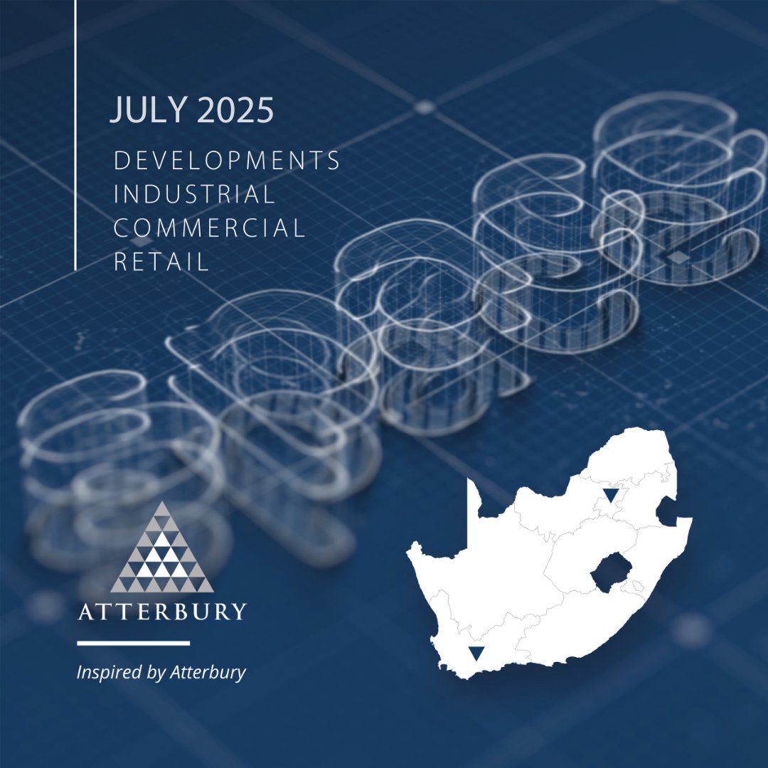 The July 2025 Leasing Schedule is here!
Explore commercial, industrial, and retail spaces in Gauteng &amp; Western Cape.
· Tailored to your business needs
· Designed for growth
View online: SPACE – Atterbury
For info or to join our mailing list, email us at space@atterbury.co.za.