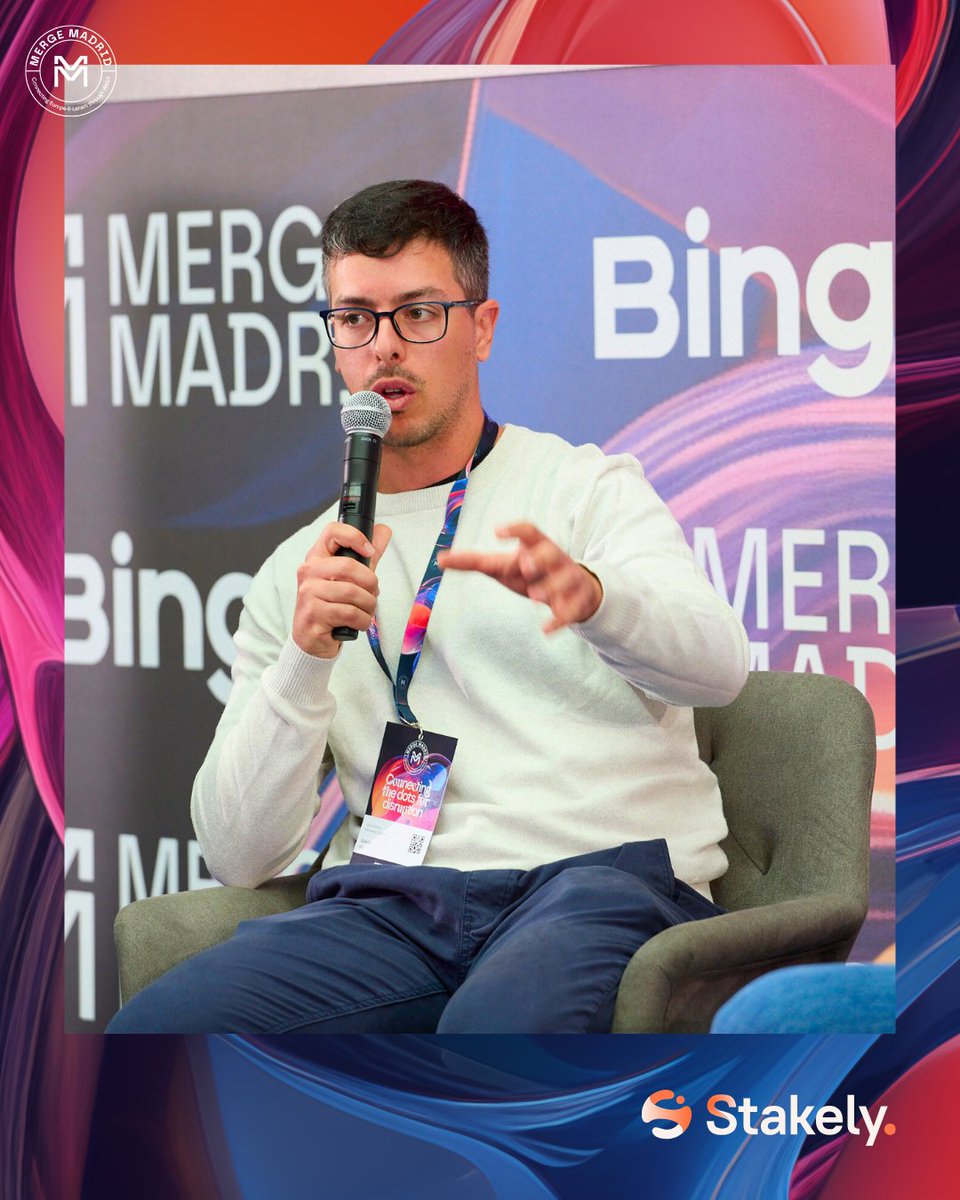mmerge_io's tweet image. ⚡️They’re back. And staking strong.🦾
@Stakely_io returns as Silver Sponsor at #MERGEMadrid 2025 — after owning the stage in our last 2 editions.
One of the top staking providers in Web3, bringing secure validator infrastructure for networks like Ethereum, Solana, and Cosmos.…