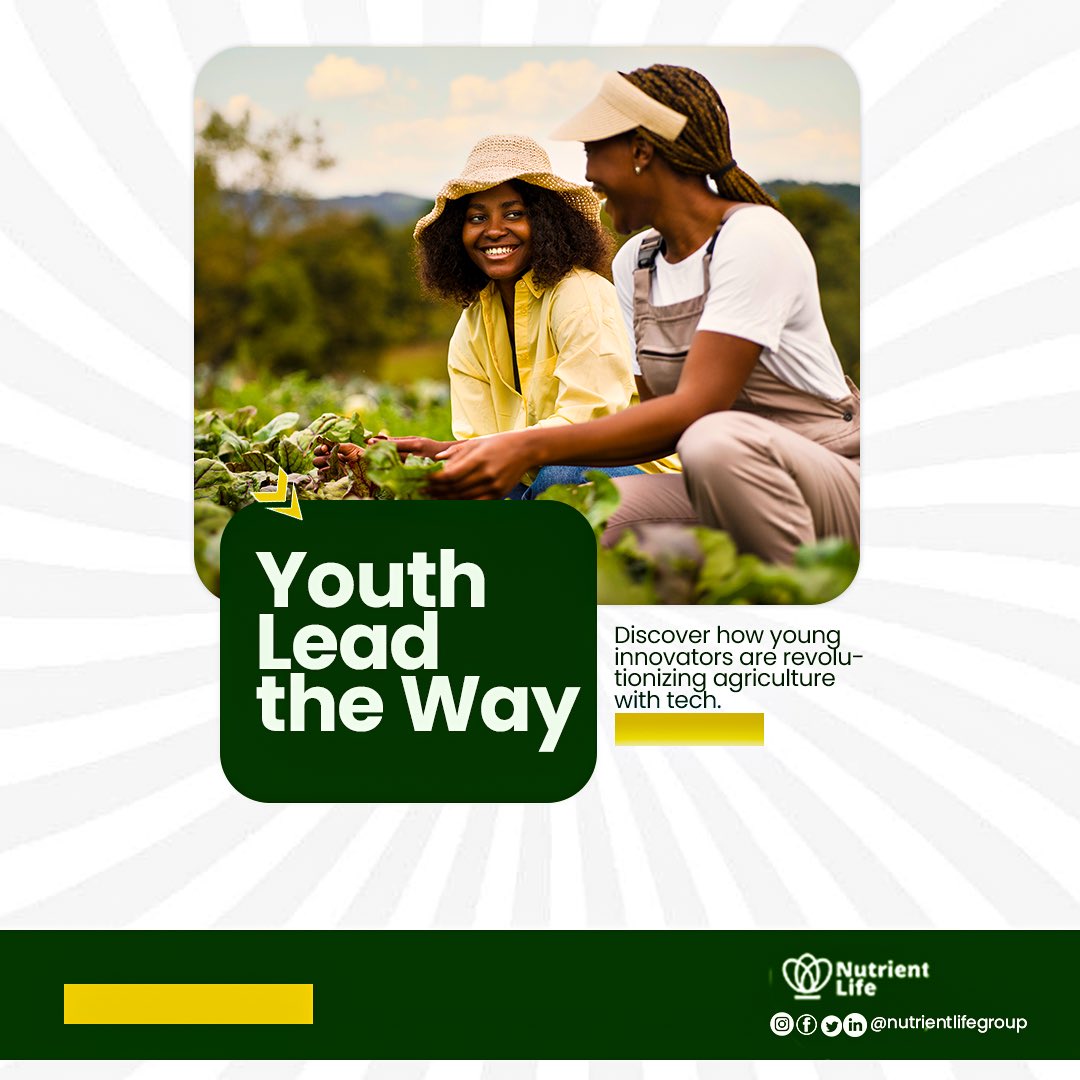 NutrientlifeG's tweet image. Learn about the future of food, and how you can be part of it.

For more tips, follow @nutrientlifegroup
…
.
.
#nutrytips #wednesdaymarket #wednesdayfoods #agriculturefacts #agribusiness #agriculturefacts #farminginnigeria #farming #nutrientlifegroup #nutrientseeker #youth