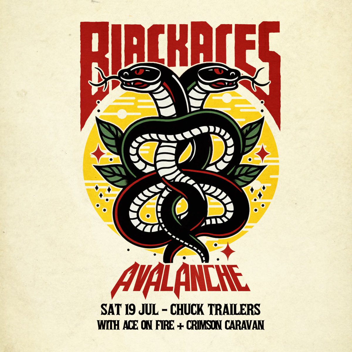 Sydney! We're headed back up the Hume to play Chuck Trailer's in less than 2 weeks! ⚡⚡

Saturday 19 July we hit Chuck Trailer's with the mighty Avalanche, fellow hard rockers Ace On Fire, and phsych-blues ensemble Crimson Caravan. Huge line-up, so make sure you get down early!