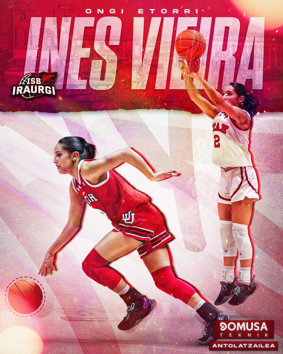 iraurgisb's tweet image. ✅ FITXAKETA
🔢 Ines Vieira (2003, 1.68 m)
👉 Utah-ko Unibertsitatetik (NCAA 1) dator 21 urteko antolatzaile portugaldarra Domusa Teknik ISBn jokatzeko.
💪 Ongi etorri eta egurre, Ines!