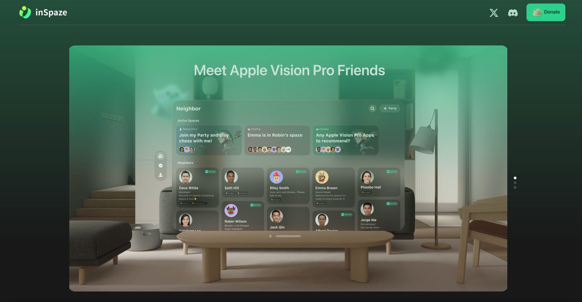 InSpaze's tweet image. Big news! You can now support the inSpaze team directly through our new &quot;Donate&quot; button on our website! ❤️
Your contribution helps us work harder to bring you an even better experience and more exciting features. Thank you for being part of our journey! #visionpro #inspaze