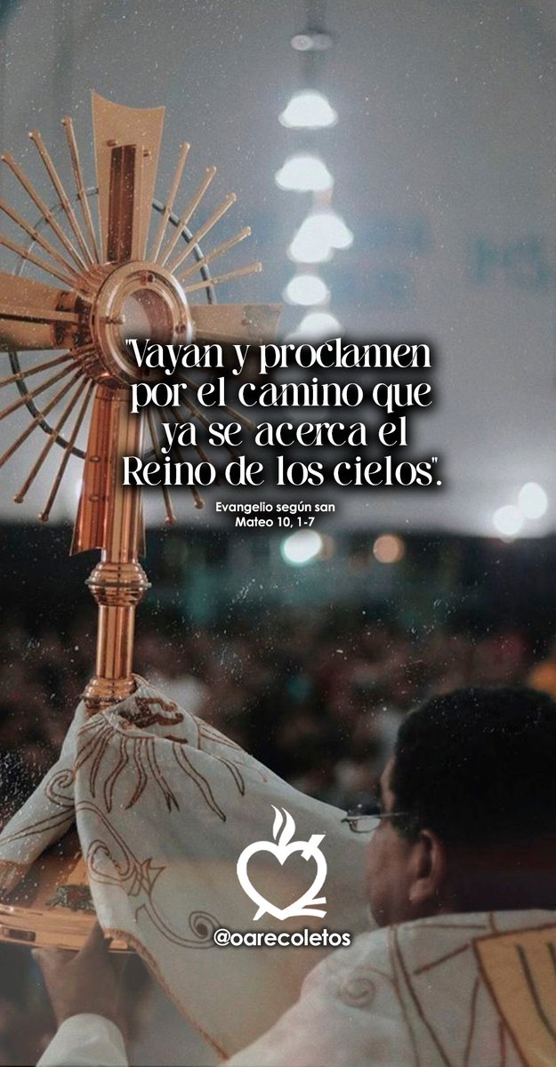 📖#EvangeliodelDia según san Mateo 

"No vayan a tierra de paganos, ni entren en ciudades de samaritanos. Vayan más bien en busca de las ovejas perdidas de la casa de Israel. Vayan y proclamen por el camino que ya se acerca el Reino de los cielos".