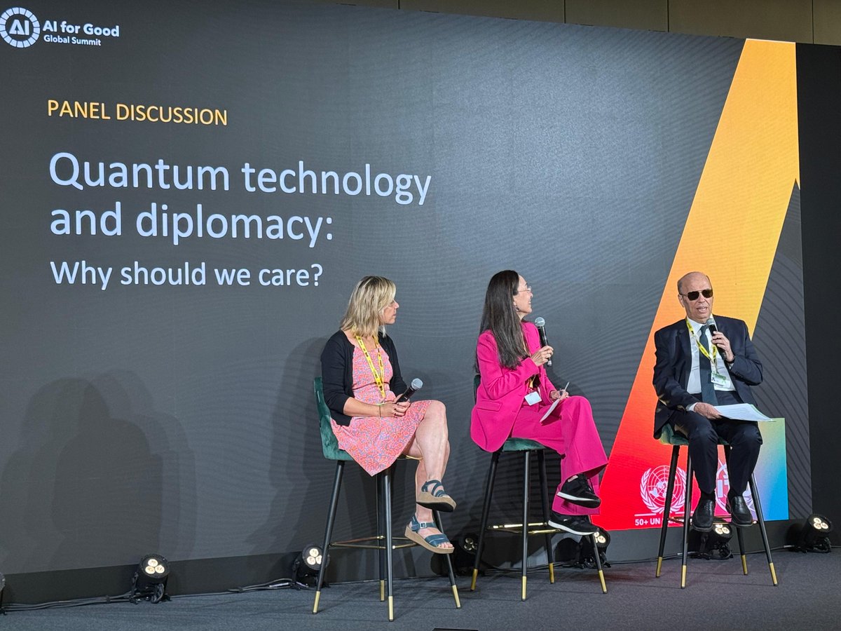 H.E. Omar Zniber of #Morocco: #Diplomacy is important to avoid widening the digital divide. In the diplomatic ecosystem, all those who can play a role, should be a part. We need to work back - #Morocco and the #US introduced first resolution ever on #AI in the #UNGA.

#AIforGood