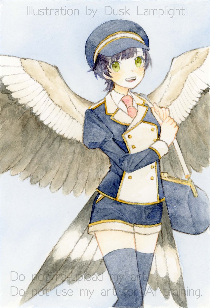 DuskLamplight's tweet image. 燕の郵便屋さん