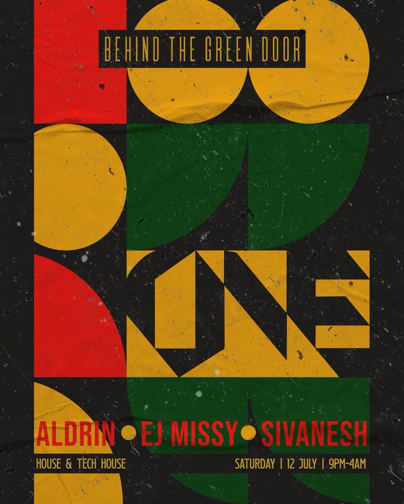 Where we at this weekend:

FRI 11 JUL
WONDER ROOM SG
10PM-12MN
Join the party: sevenrooms.com/events/wonderr…

SAT 12 JUL
ONE WITH ALDRIN, EJ &amp; SIVANESH
BEHIND THE GREEN DOOR SG
9PM-4AM
Tickets: eventbrite.sg/e/behind-the-g…