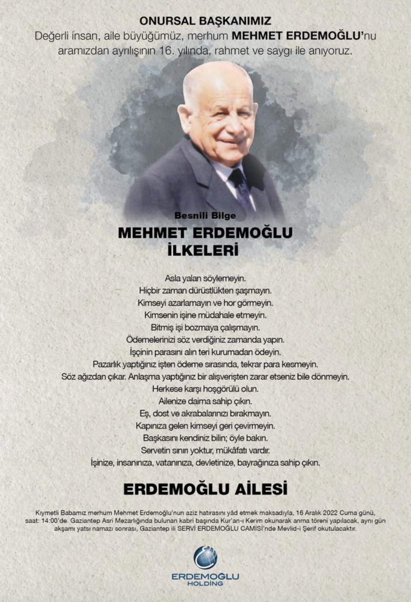 SEN 🇹🇷⭐⭐⭐⭐ (@byusn) on Twitter photo #sasa sayın <a href="/i_Erdemoglu/">İbrahim Erdemoğlu</a> gerçekten merak ettim şirkenizde <a href="/SASApolyesteras/">SASA</a> ve holdinginizde <a href="/ErdemogluTR/">Erdemoğlu Holding</a> hala asılı mı bu ilkeler? Bugüne kadar hiç bir yazıya cevap vermediniz? ister siz ister şirketleriniz evet ya da hayır yazması yeterli vizyon ve misyon devam ediyor mu? #sasa sayın <a href="/i_Erdemoglu/">İbrahim Erdemoğlu</a> gerçekten merak ettim şirkenizde <a href="/SASApolyesteras/">SASA</a> ve holdinginizde <a href="/ErdemogluTR/">Erdemoğlu Holding</a> hala asılı mı bu ilkeler? Bugüne kadar hiç bir yazıya cevap vermediniz? ister siz ister şirketleriniz evet ya da hayır yazması yeterli vizyon ve misyon devam ediyor mu?