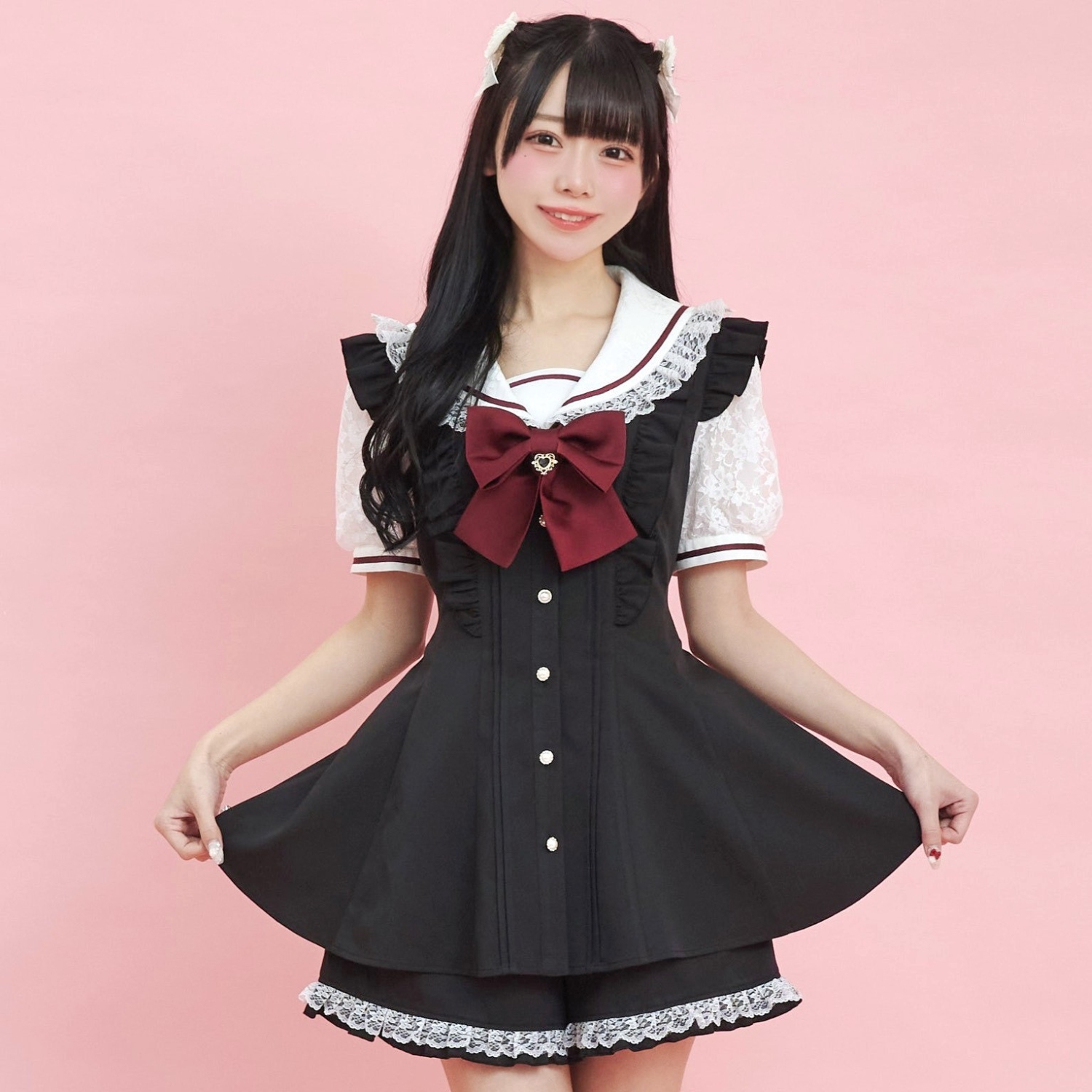 上海ディズニー 公式 デイジー セーラー服 Dハロ 海外限定 大人 𝐋𝐢𝐥𝐲 | チケット完売激混みディズニーでの1日💪🏻#dハロ