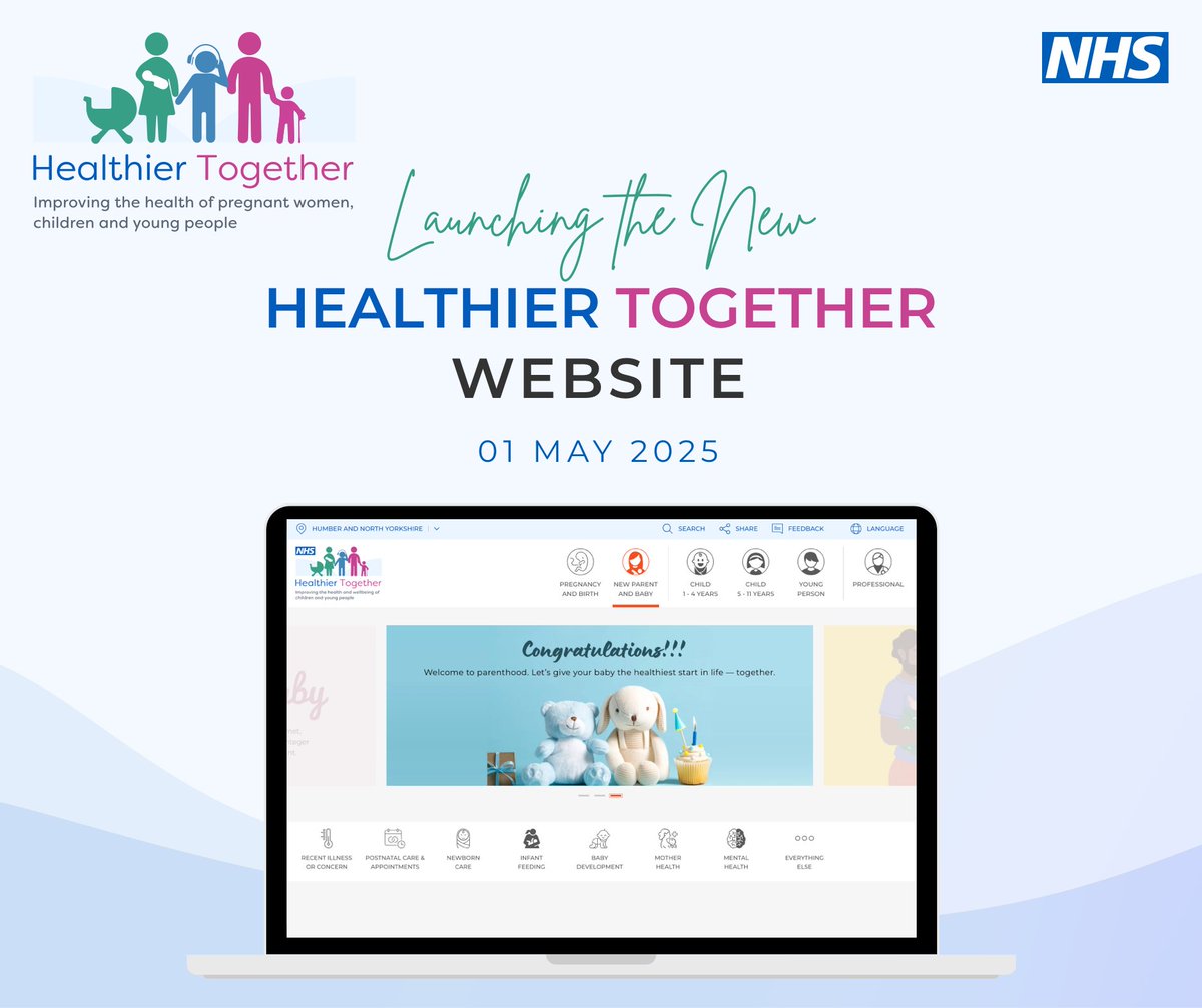 🌐 The new Healthier Together website is here – and it’s all about you!

It has been redesigned to be more user-friendly than ever, making it quicker and easier to find trusted health advice and local services.

👉 Take a look: nenc-healthiertogether.nhs.uk