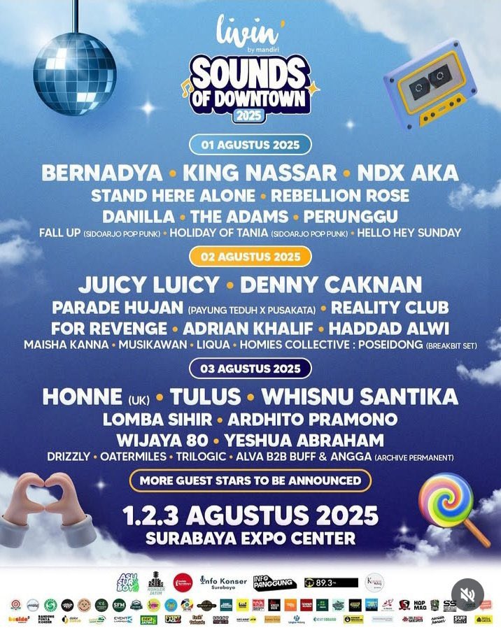 cehyuninhere's tweet photo. WTS 1 Tiket SOD (Sound Of Downtown) - 3 DAY PASS
1-3 Agustus 2025
🎟️ 1 Tiket Kategori VOD - 3 Hari Full
✅️ NO SCAM!! tiket punya sendiri
✅️ bisa COD/ dibantu sampai tiket fisik

alasan jual karena ada jadwal lain di tanggal itu, boleh nego yaa. dm for more ✨ https://t.co/tVjTuSbp4a