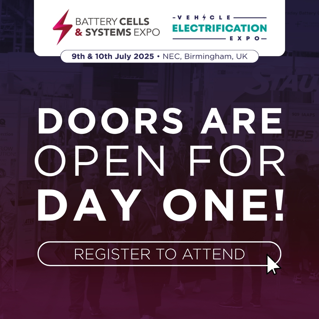 Battery Cells & Systems Expo (@batterycellexpo) on Twitter photo Our doors are now open for <a href="/BatteryCellExpo/">Battery Cells & Systems Expo</a> and <a href="/VeExpo/">Vehicle Electrification Expo</a>!
#BCS25 #VEX25 Our doors are now open for <a href="/BatteryCellExpo/">Battery Cells & Systems Expo</a> and <a href="/VeExpo/">Vehicle Electrification Expo</a>!
#BCS25 #VEX25