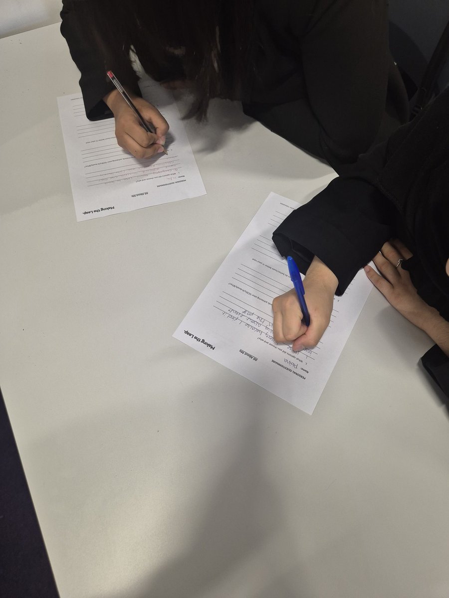 Students in the 'All About Me' workshop! #WeAreStar