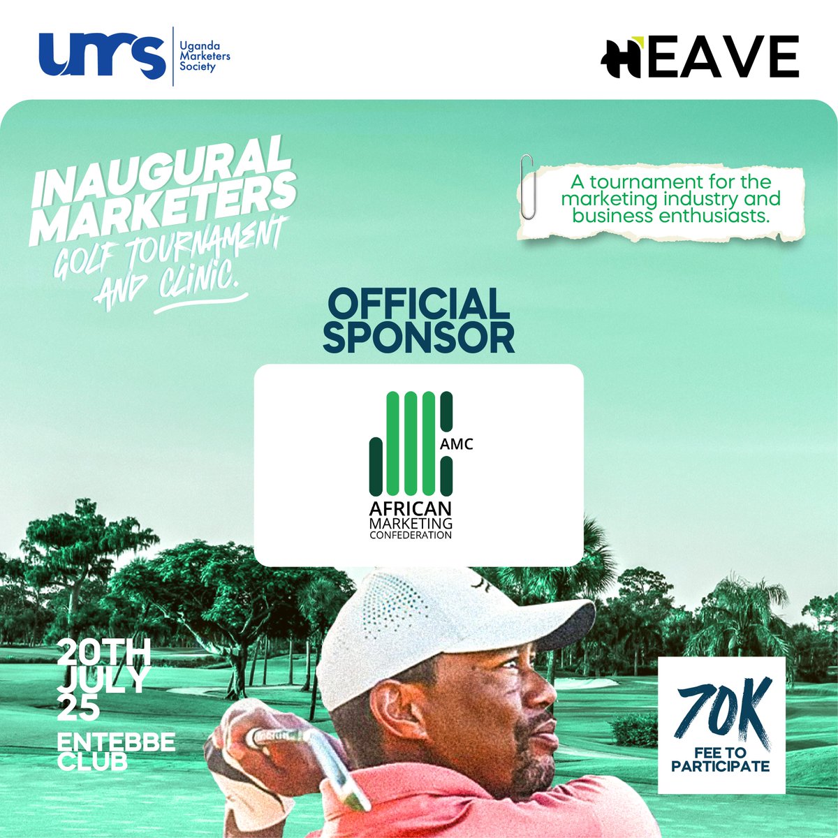 We are happy to announce  African Marketing Confederation as our sponsor. Join us for the inaugural Marketers Golf tournament and learning clinic .

Register here: docs.google.com/forms/d/e/1FAI…