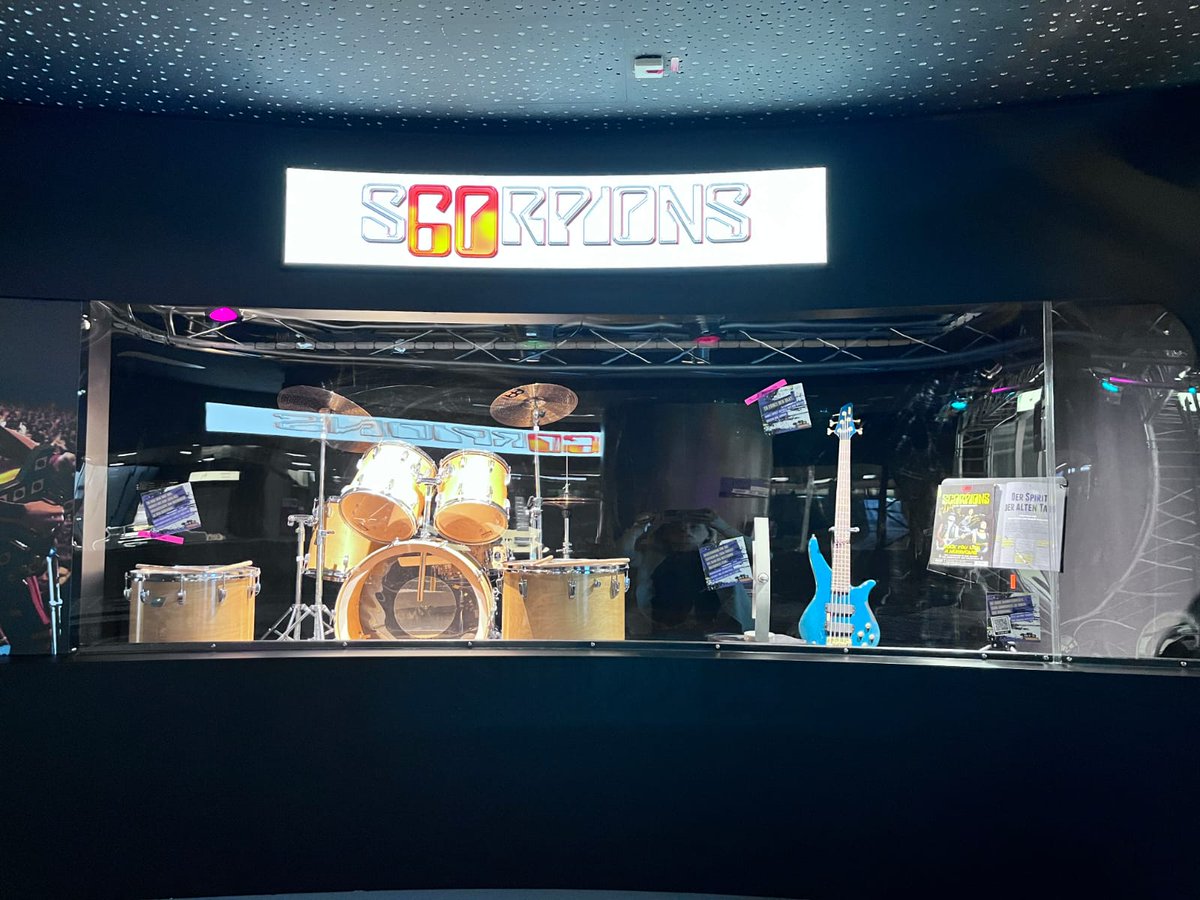 What an honour! Our SCORPIONS special issue is being exhibited at the SCORPIONS museum in Hannover!!! ❤️ Grab your copy at mjusick.com Happy 60th anniversary!!! #scorpions (photos taken by Lisa Rode)