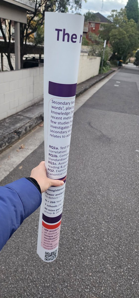 JessicaColleu's tweet image. 🎉 Excited to present my first PhD research at the SSSR conference in Calgary next week! I’m exploring the relationships btw morphological knowledge, spelling & writing performance in adolescents. Just picked up the poster from the printer.Can’t wait to share it! 🖨️✈️@SSSReading