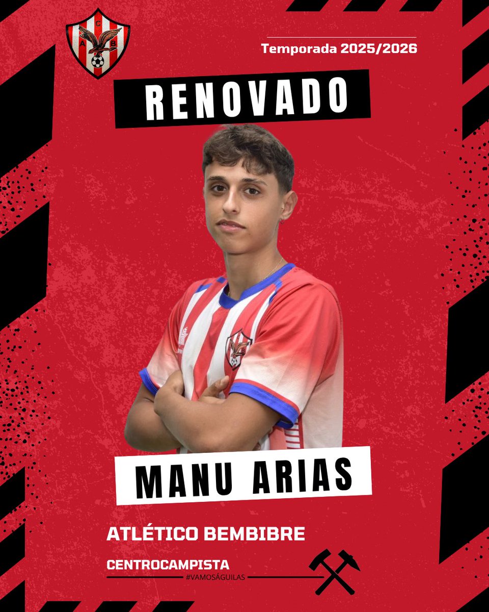 #Renovacion

Manu Arias renueva con el Atlético Bembibre.

#VamosÁguilas