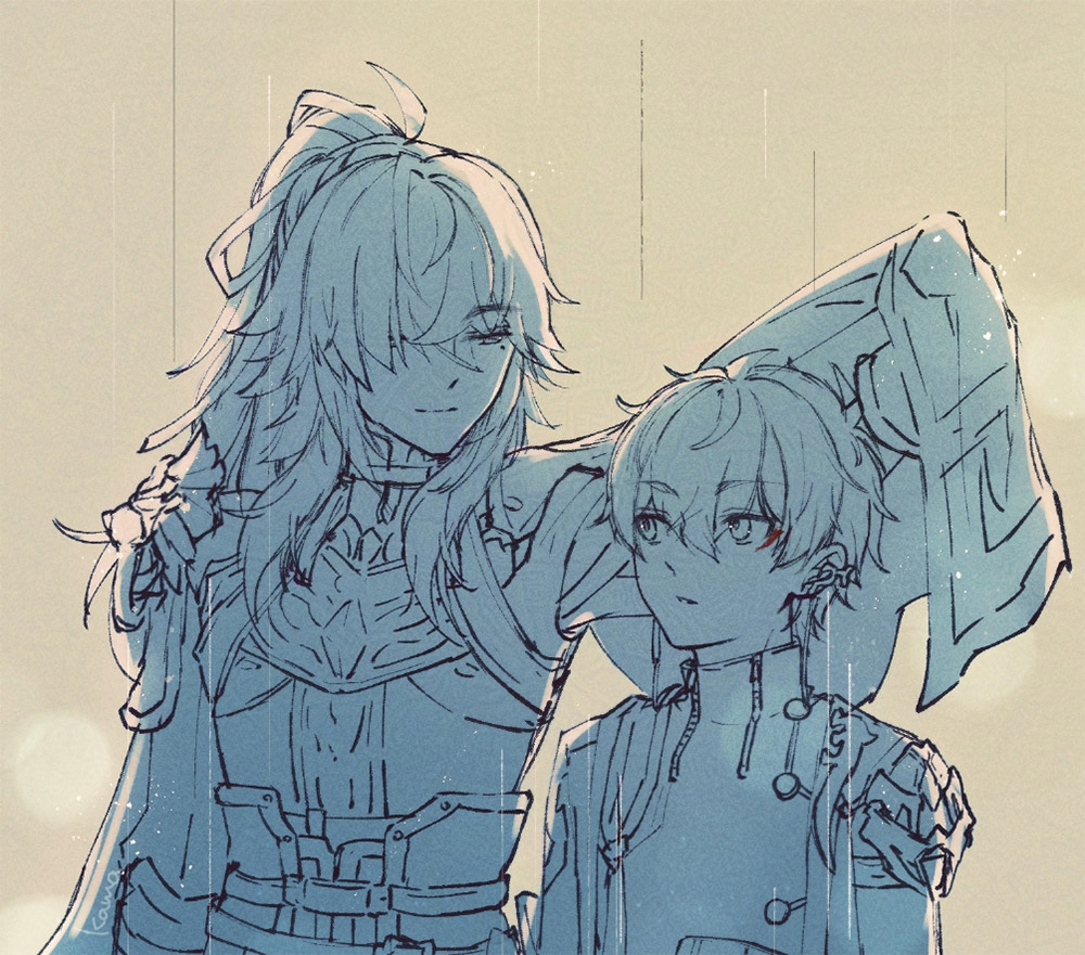 ___drli's tweet image. 雨が降って来たね[
