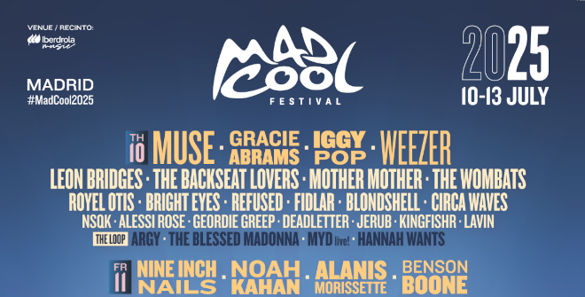 ¿Vas a asistir? 🚗
«Plan de movilidad con motivo del 'Mad Cool Festival Madrid 2025'» del <a href="/cgm_madrid/">Centro de Gestión de la Movilidad de Madrid</a> 👉 bit.ly/406RjJb
#TransportePúblico #Música <a href="/madcoolfestival/">Mad Cool Festival</a>