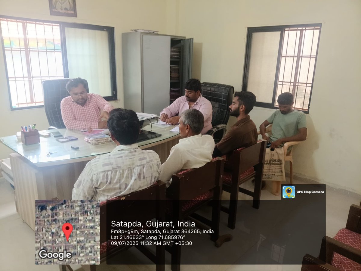 Bhavesh Ghevariya (@bhaveshghevaria) on Twitter photo આજરોજ ગારીયાધાર ના સાતપડા ગ્રામ પંચાયત કચેરી ખાતે પંચાયત તથા મહેસુલી વસુલાત માટે નો કેમ્પ રાખેલ
<a href="/BhavnagarDdo/">DDOBhavnagar</a>
<a href="/Collectorbhav/">Collector & District Magistrate Bhavnagar</a>
<a href="/dyddodev1/">Dy.DDOVikasBhav</a>
<a href="/Info_Bhavnagar/">Info Bhavnagar GoG</a> આજરોજ ગારીયાધાર ના સાતપડા ગ્રામ પંચાયત કચેરી ખાતે પંચાયત તથા મહેસુલી વસુલાત માટે નો કેમ્પ રાખેલ
<a href="/BhavnagarDdo/">DDOBhavnagar</a>
<a href="/Collectorbhav/">Collector & District Magistrate Bhavnagar</a>
<a href="/dyddodev1/">Dy.DDOVikasBhav</a>
<a href="/Info_Bhavnagar/">Info Bhavnagar GoG</a>