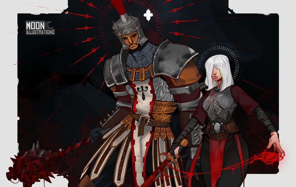 Sir Galahad and my Hope on their way to spill some blood. 🩸
#taintedgrailthefallofavalon