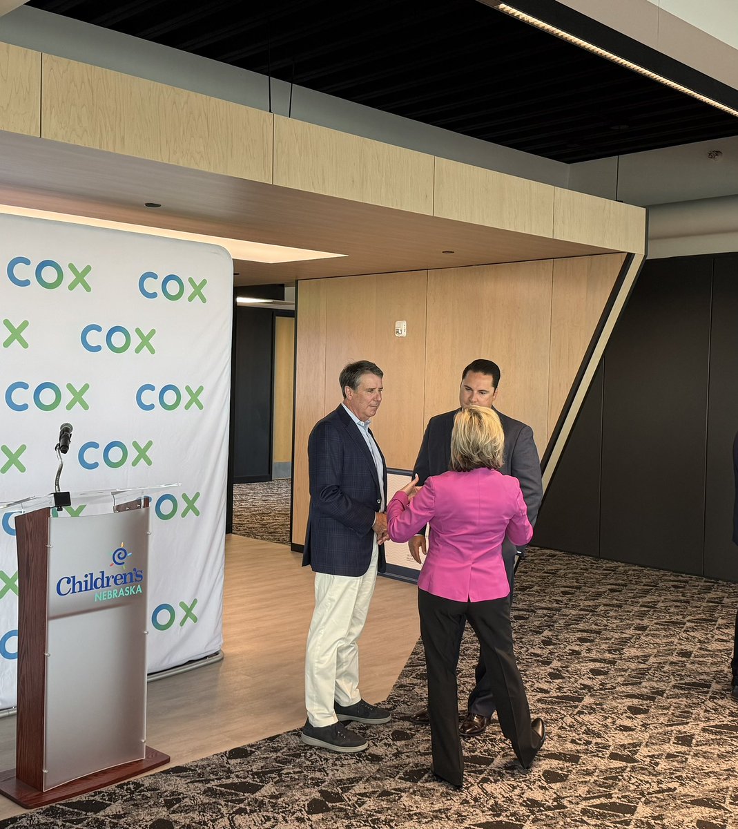 BrinkerHarding's tweet image. Thank you to the James M. Cox Foundation for their incredible gift to Children’s Nebraska. This $5.5 million grant will have a huge impact on improving mental health for Nebraska kids. Thank you to Cox for the invitation to this morning’s press conference.