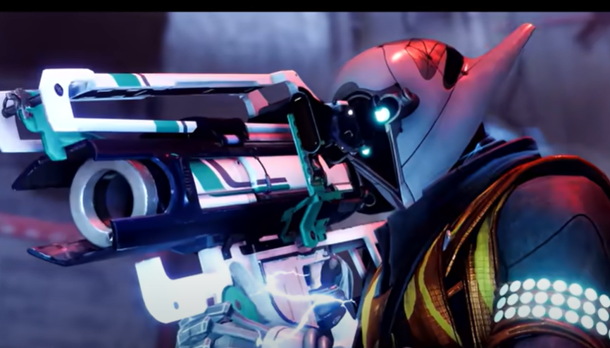 mfnamedquinn's tweet image. so bungie dropped another dlc with a missing gun lol, this was in a trailer and has other weapons from its set in the game but they forgot this one😭😭😭