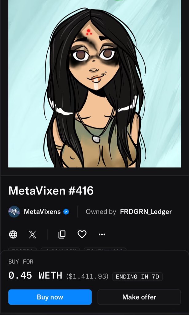 SirFred (@frdgrn) on Twitter photo One question remains:
Wen <a href="/MetaVixensNFT/">MetaVixens 💎💜</a> ?
I give you one great opportunity here! Almost free! One question remains:
Wen <a href="/MetaVixensNFT/">MetaVixens 💎💜</a> ?
I give you one great opportunity here! Almost free!