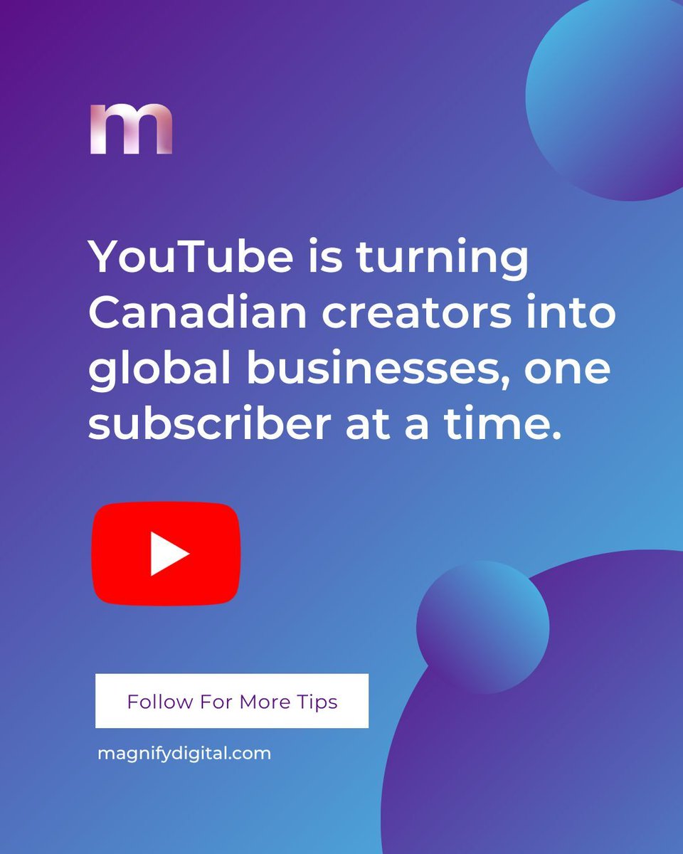🇨🇦YouTube is turning Canadian creators into global businesses.
📖 Learn how it fuels Canada’s creator economy and discovery.
playbackonline.ca/2025/06/24/cre…
#YouTube #CreatorEconomy #DigitalStrategy