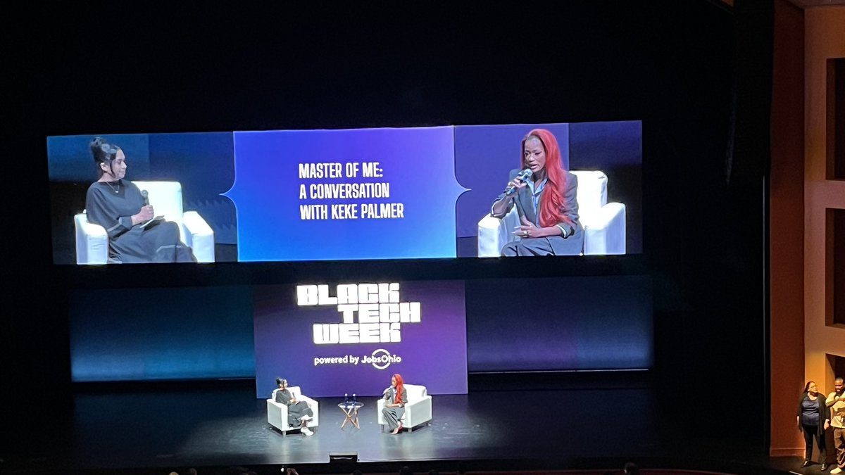 rosegenele's tweet image. At Black Tech Week because of @BrianBrackeen — and just heard @KekePalmer speak. Wooo! Yes! Thank you 🙌🏽 #BTW2025 #BlackTechWeek