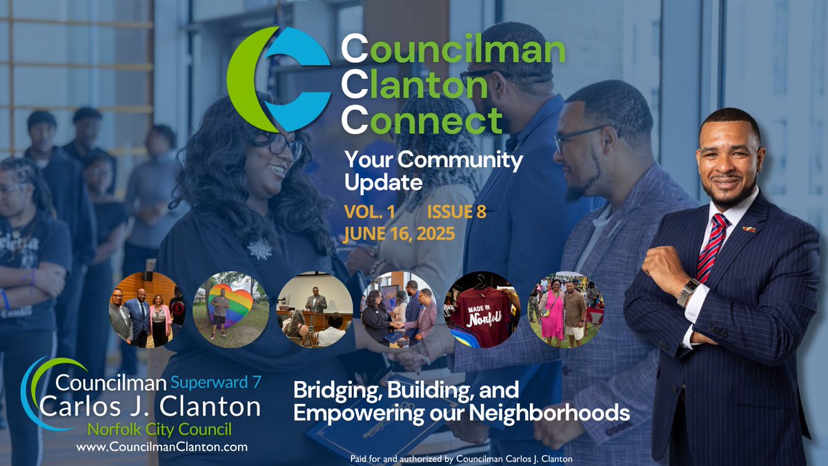 Carlos Clanton for Norfolk City Council tweet media