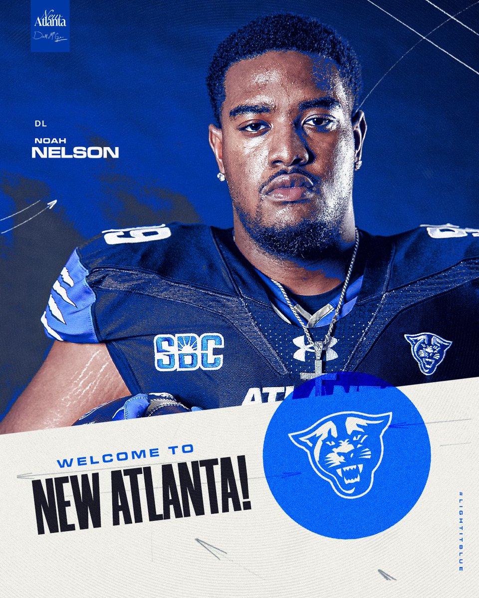 GSU Football (@georgiastatefb) on Twitter photo Welcome to the 404, <a href="/N04Noah/">NoahN04</a> ‼️
#LightItBlue | #NewAtlanta Welcome to the 404, <a href="/N04Noah/">NoahN04</a> ‼️
#LightItBlue | #NewAtlanta