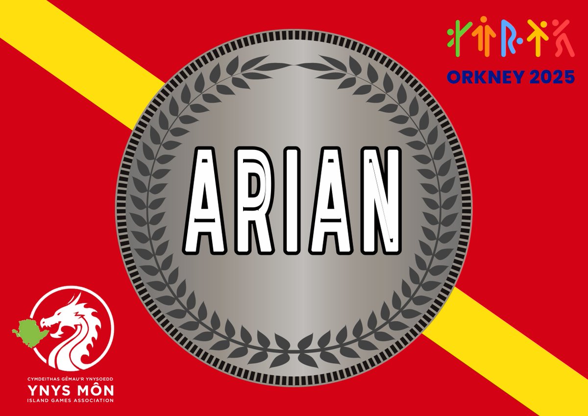 ARIAN | SILVER 🥈

Ffion Roberts has bagged her second athletics medal of the Island Games with a tremendous run in the 200m. 

She is now 10th in the all-time Ynys Môn medal list!