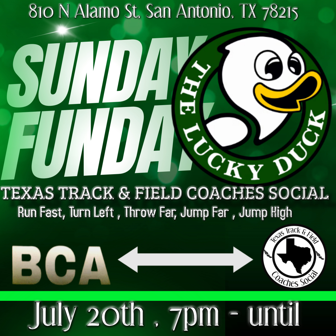 Coach Lewis Edmonson M.Ed. (@coach_edmonson) on Twitter photo 4 days left on the Countdown until we all meet in San Antonio for <a href="/THSCAcoaches/">THSCA</a> . <a href="/CoachD3stiney/">Destiney Jones</a> <a href="/TTFCA/">TTFCA</a> <a href="/MikeCunningham/">I ❤️ T&F Coaches!</a> <a href="/JermaineCarpent/">Coach Carp</a> <a href="/TrackBarnGuy/">I ❤️ My #Trackbarnfamily</a> 4 days left on the Countdown until we all meet in San Antonio for <a href="/THSCAcoaches/">THSCA</a> . <a href="/CoachD3stiney/">Destiney Jones</a> <a href="/TTFCA/">TTFCA</a> <a href="/MikeCunningham/">I ❤️ T&F Coaches!</a> <a href="/JermaineCarpent/">Coach Carp</a> <a href="/TrackBarnGuy/">I ❤️ My #Trackbarnfamily</a>