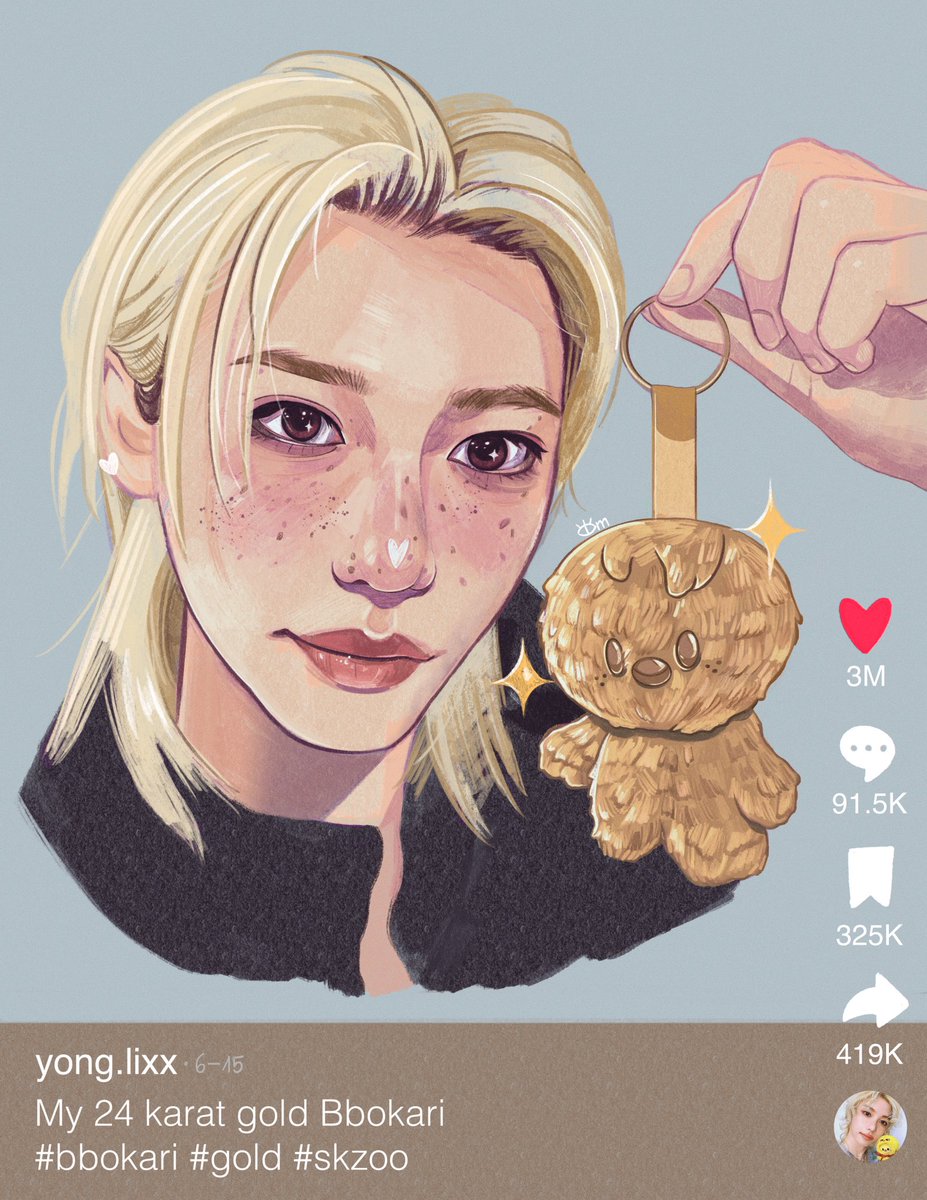 he is the owner of the one and only 24k gold bbokari

#straykids #skzfanart #felix